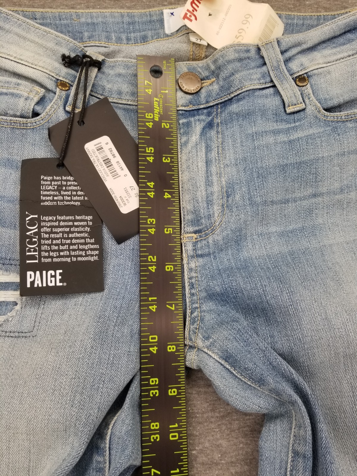 BRAND NEW W/ TAGS PAIGE ULTRA SKINNY VERDUGO WOMENS JEANS 27x29 $189 MSRP