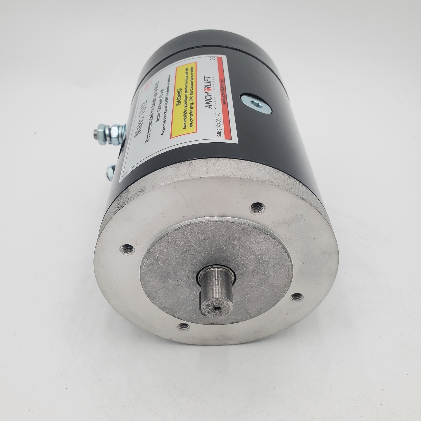 Electric Motor For Windlass 12V 1500W Anchorlift Mako 1512 For Boats Up To 65 ft