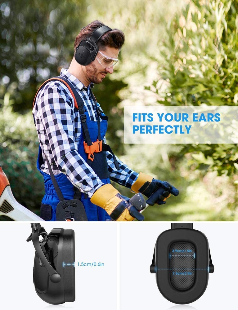 Mpow Bluetooth Shooting Ear Protection Earmuff Hearing Protector for Gun Hunting