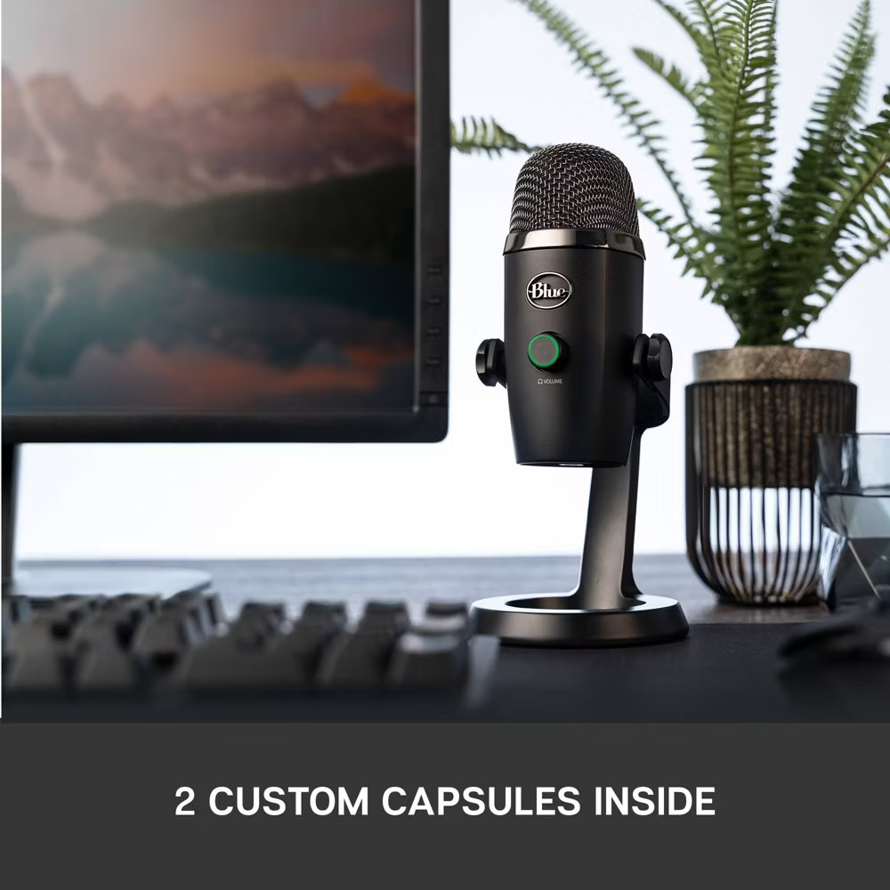 Blue Yeti Nano Premium USB Microphone - Black