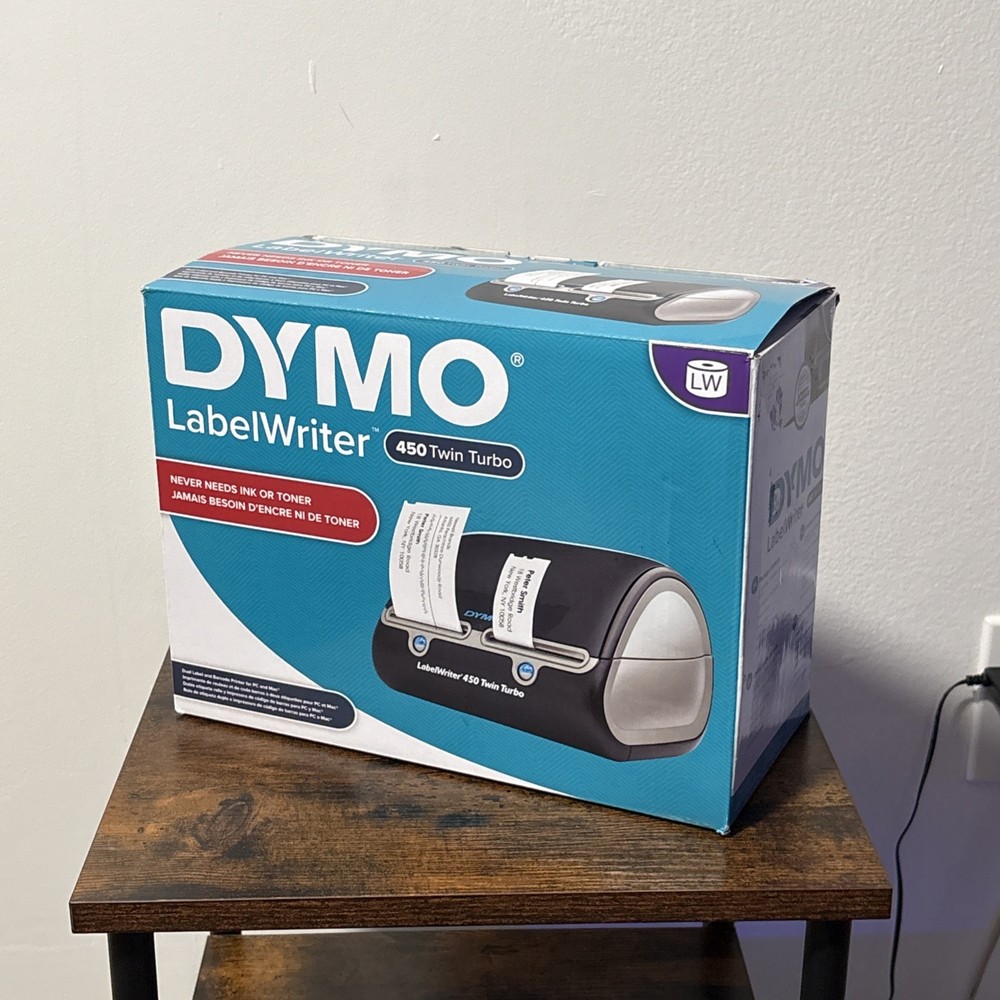 DYMO Label Printer Label Writer 450 Twin Turbo Direct Thermal Printer Fast