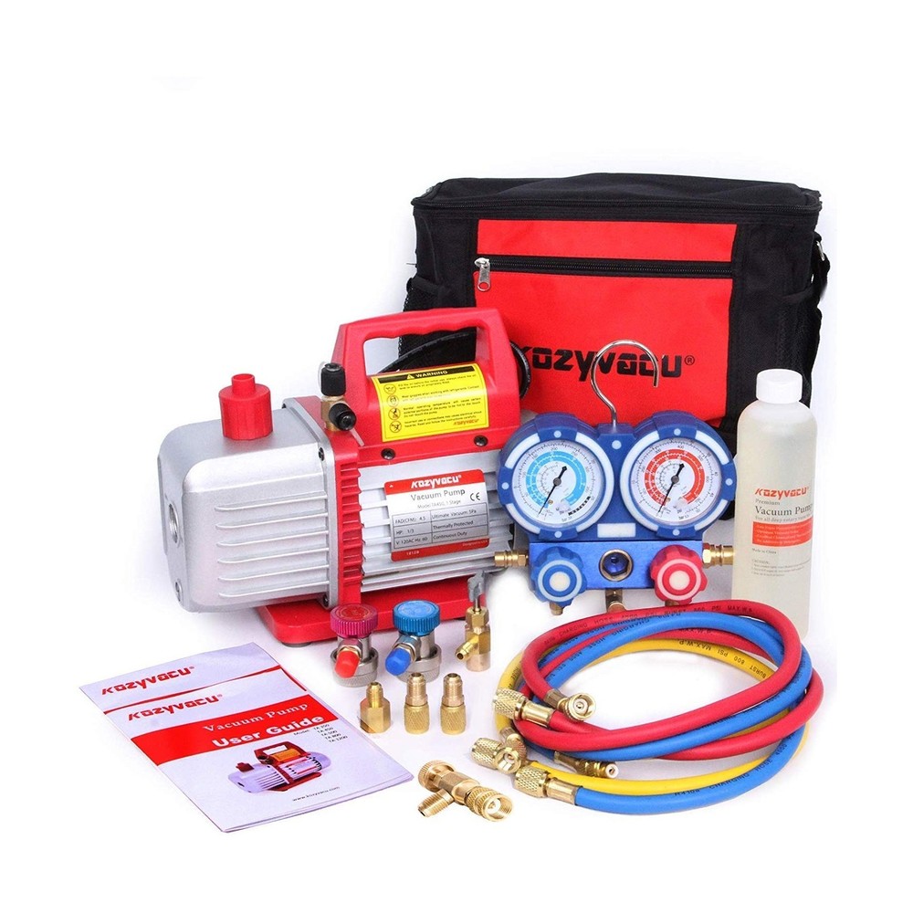 Mini Split/HVAC/AUTO AC Repair Complete Tool Kit - Includes 1-Stage... Fast Ship