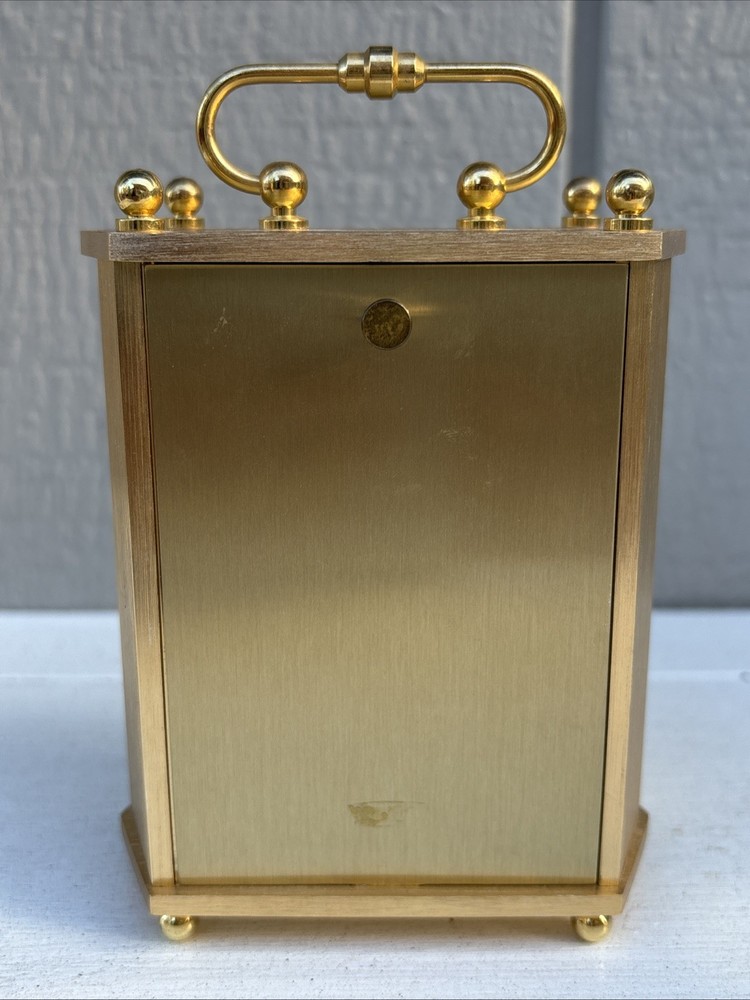 Brass Carriage Clock Honda Employee Desk Clock.
