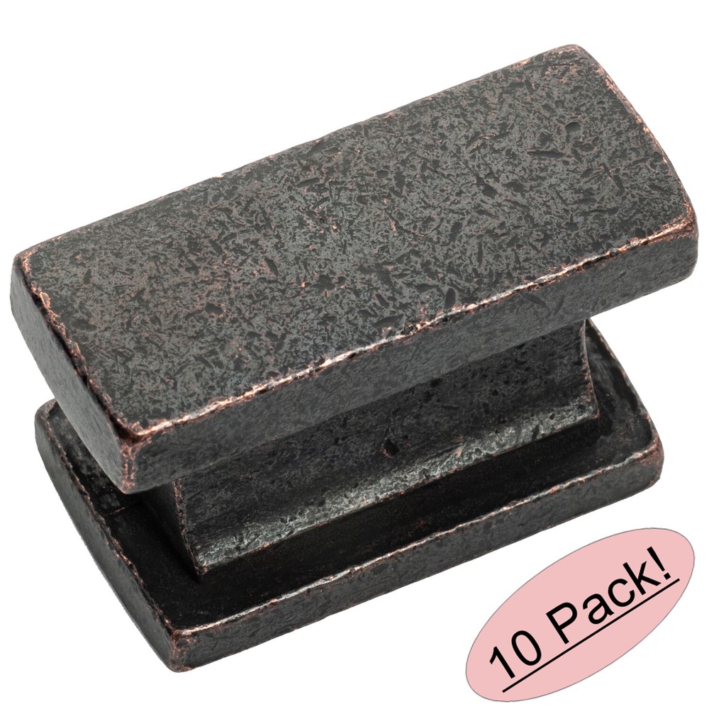 *10 Pack* Cosmas Cabinet Hardware Hammered Bronze Knobs #701HB