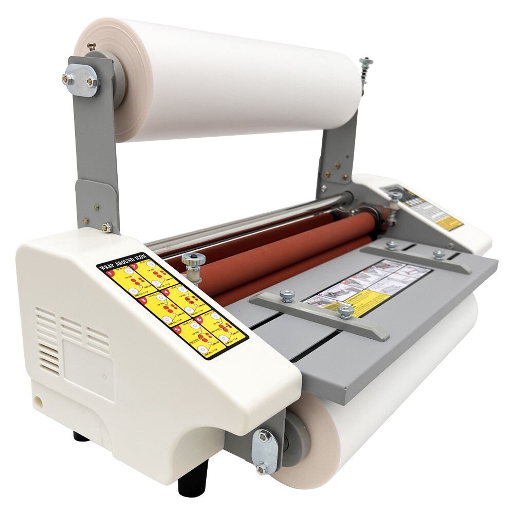 A3 High Speed Hot Cold Roll Laminator Doubel Sides Laminating Machine Office New
