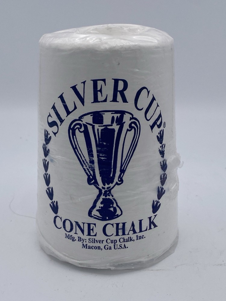 White Silver Cup Pool Cone Hand Chalk Talc Billiard Table Accessory Player Gift