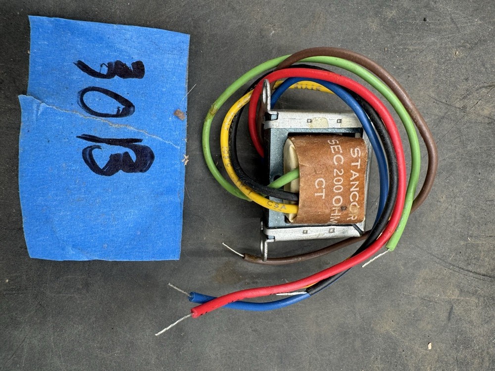 NOS STANCOR TA-59 TRANSISTOR DRIVER TRANSFORMER - PRI 500 CT , SEC 200 CT OHMS