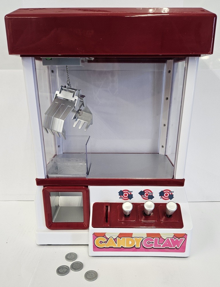 Candy Claw Desktop Vending Machine Game + Coins