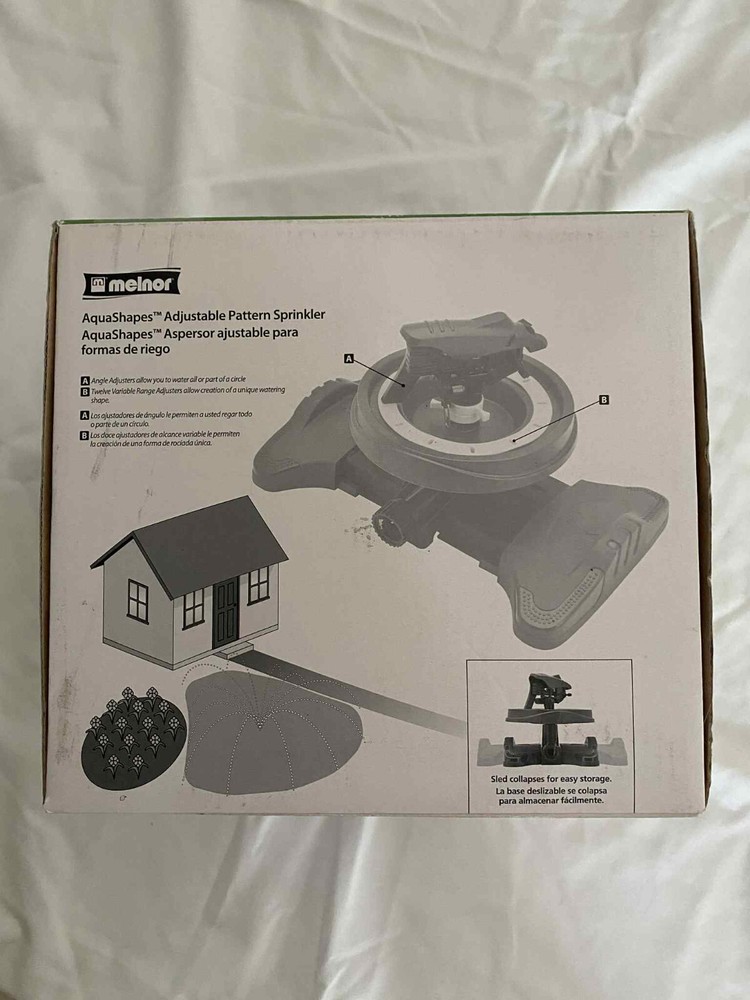 Melnor Aquashapes Adjustable Pattern Sprinkler 12-Point 2983 Max 85 FT COVERAGE