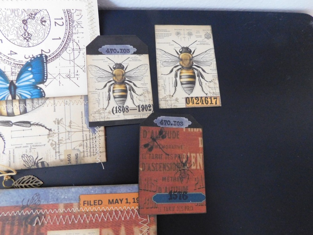Junk Journal Add On File Envelope Tags Journal Card Set A