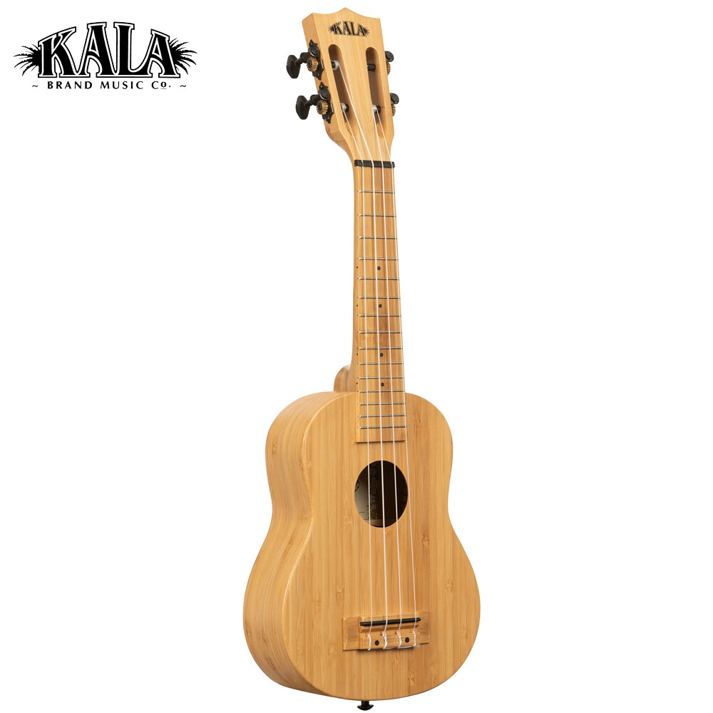Kala KA-BMB-S Solid Bamboo Soprano Ukulele with Aquila Super Nylgut Strings