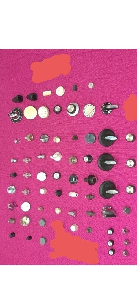 Bakelite Plastic Metal Control Knobs - You Choose !!