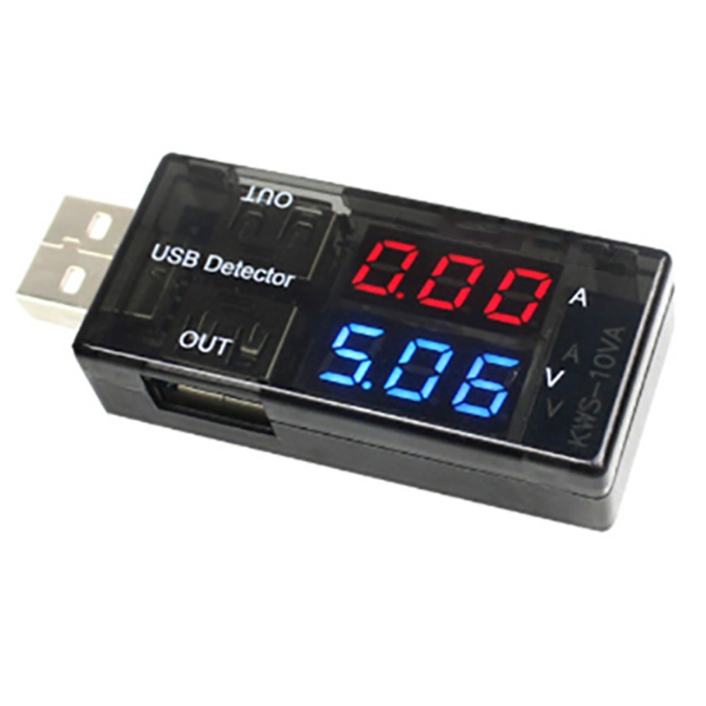 USB Current Voltage Digital Testing Detector Voltmeter Ammeter Measuring Tester