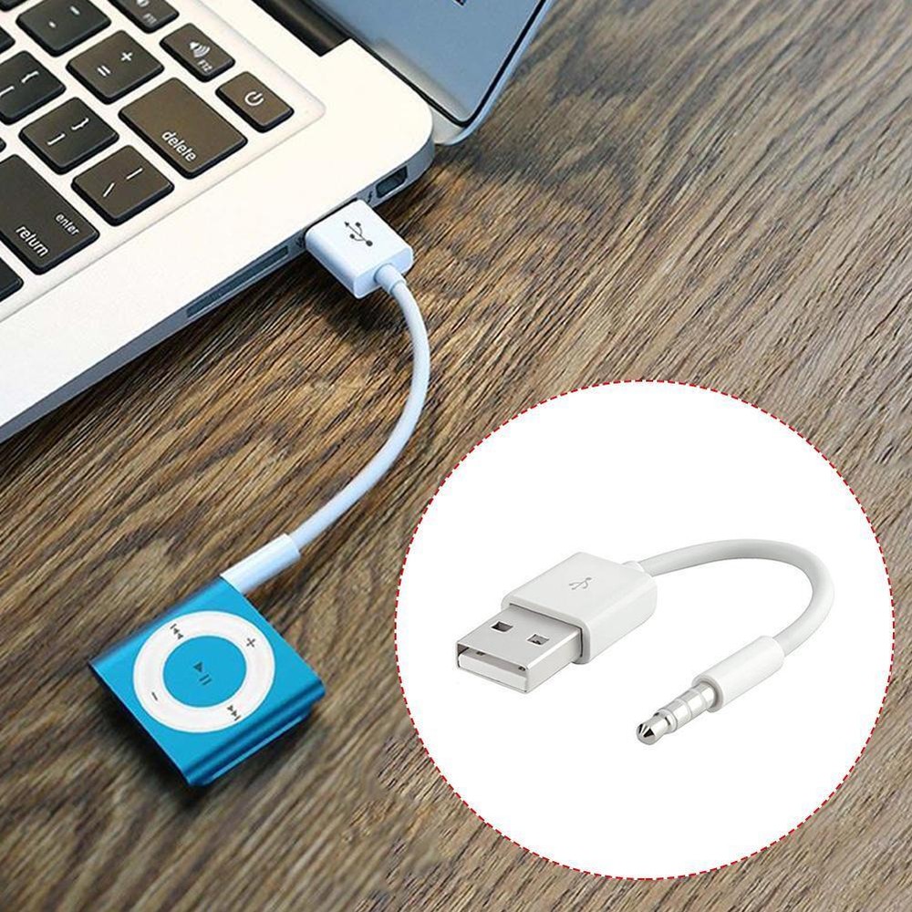 USB Charger Data sync cable lead For 3rd /4th /5th Gen iPod shuffle