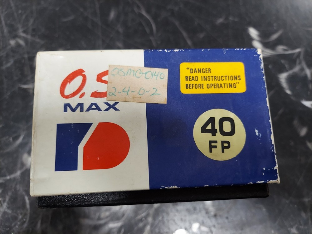 Vintage O.S. Max Engine Box Rc Car Rc Plain Nitro Patch Decals