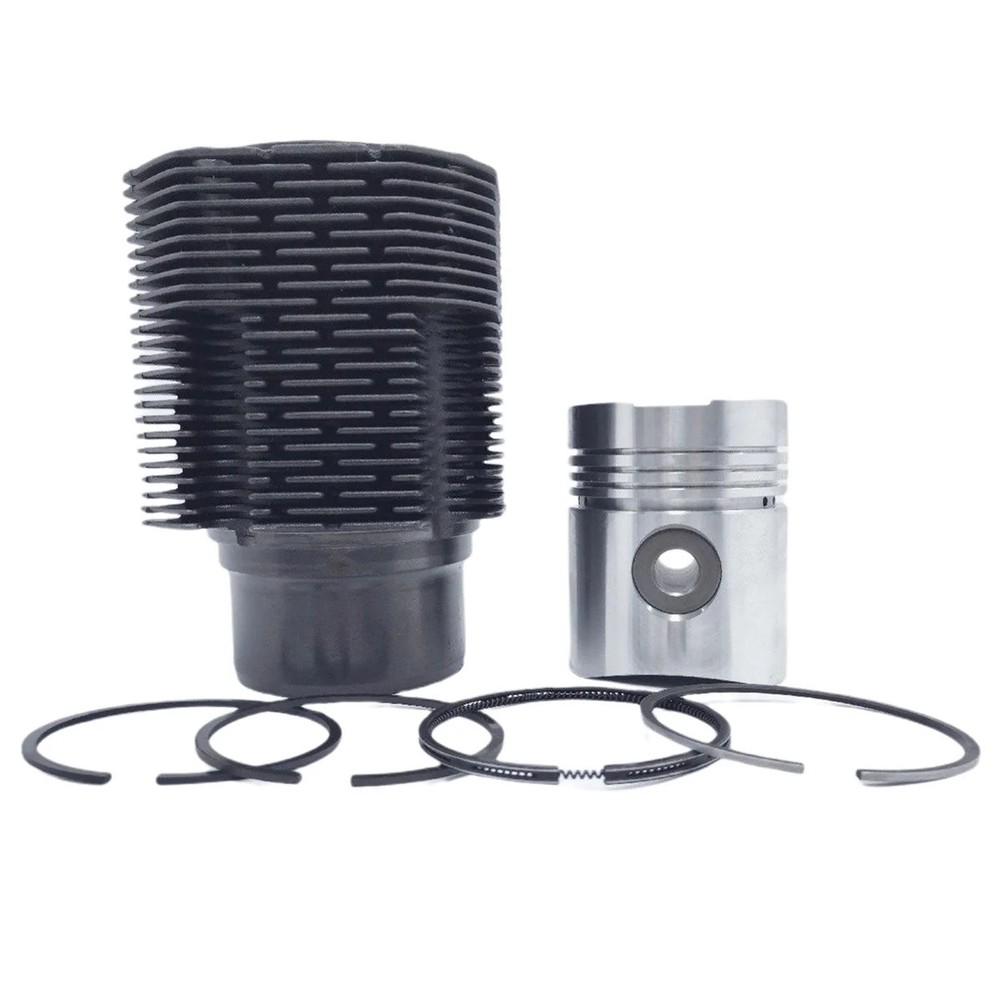 Piston Kit (Piston + Piston Rings + Cylinder Liner): Compatible with SAME / 98