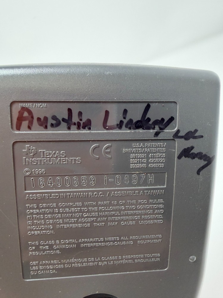 Texas Instruments TI-83 Graphing Calculator NOT PLUS