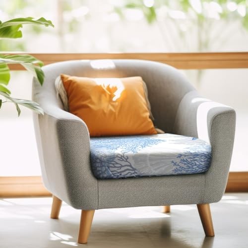 8 Pcs Summer Sofa Cushion Cover Patio Stretch Beach Outdoort Cushions Sea