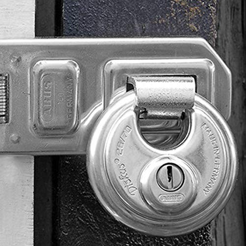 26/70 Diskus Solid Body Storage Padlock with 2 Keys for Storage, Keyed Alike