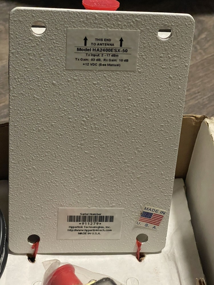 HyperLink HyperAmp 2.4 GHz Remote Amplifier Model HA2400ESX-050 Vtg NOS