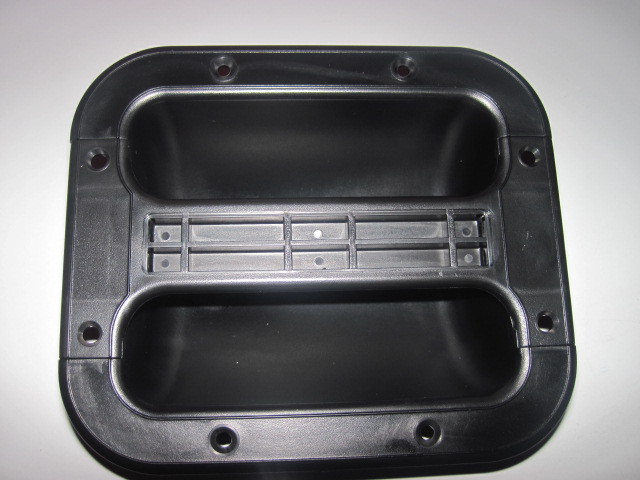 Black Plastic Recessed Speaker Cabinet Replacement Bar Handle