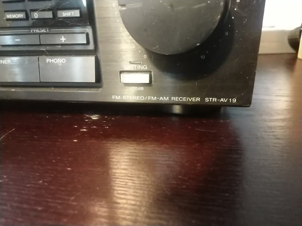 Sony Audio/Visual Control Center STR AV-19