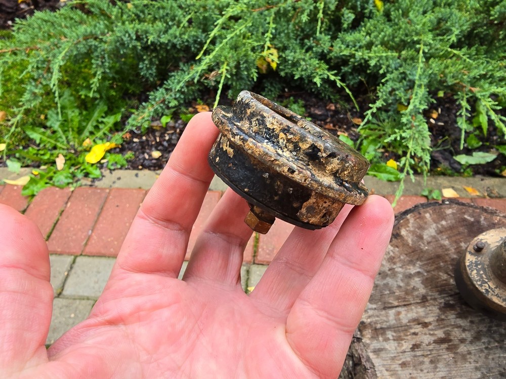 WW2 Accessories from the German bunker relic.
