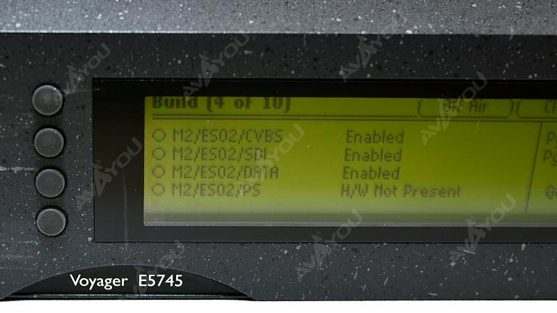 Tandberg Voyager SNG E5745 MPEG Encoder Evolution 5000 M2/VOY/E5745/FXS