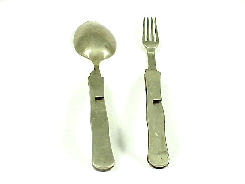 W.W. 1 Folding FORK & SPOON