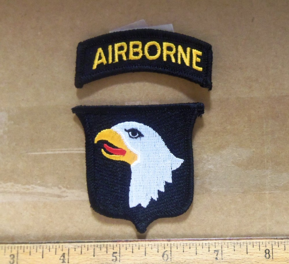 US Army - 101st Airborne Embroidered 2 Patch Set