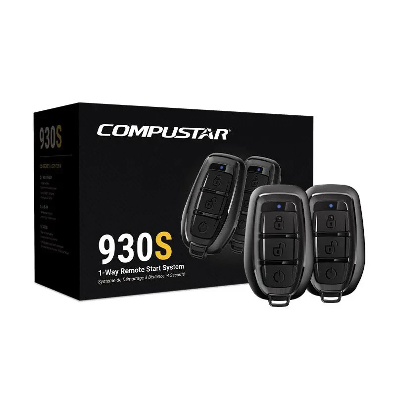 Compustar CS930S 1-Way Remote Start System W/Keyless 2-4 Button Remotes, 1500ft