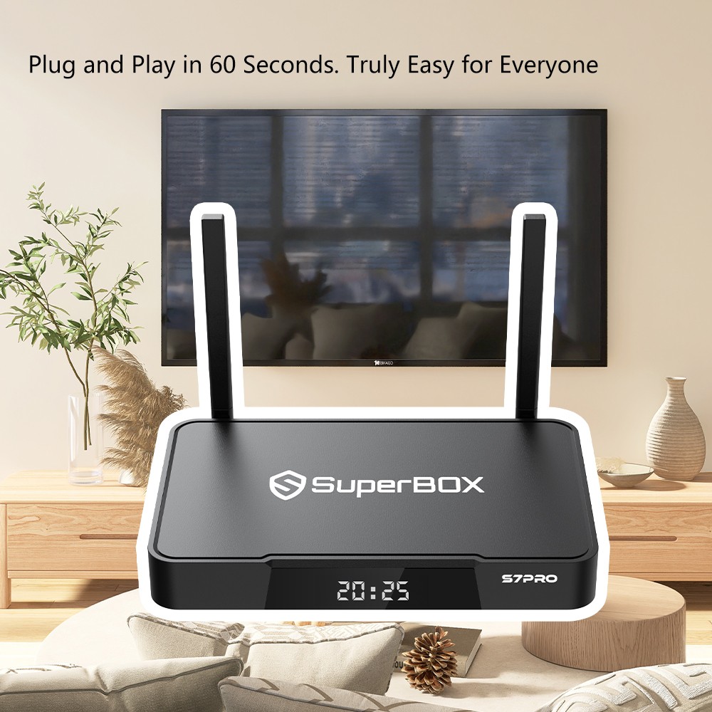 New SuperBox S6 Pro TV BOX Speech Control Speech Control Same-Day Shipment