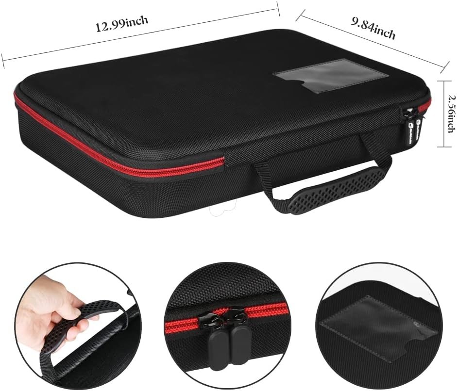 Portable Fireproof Battery Storage Box with Tester - Safe & Lightweight Solution