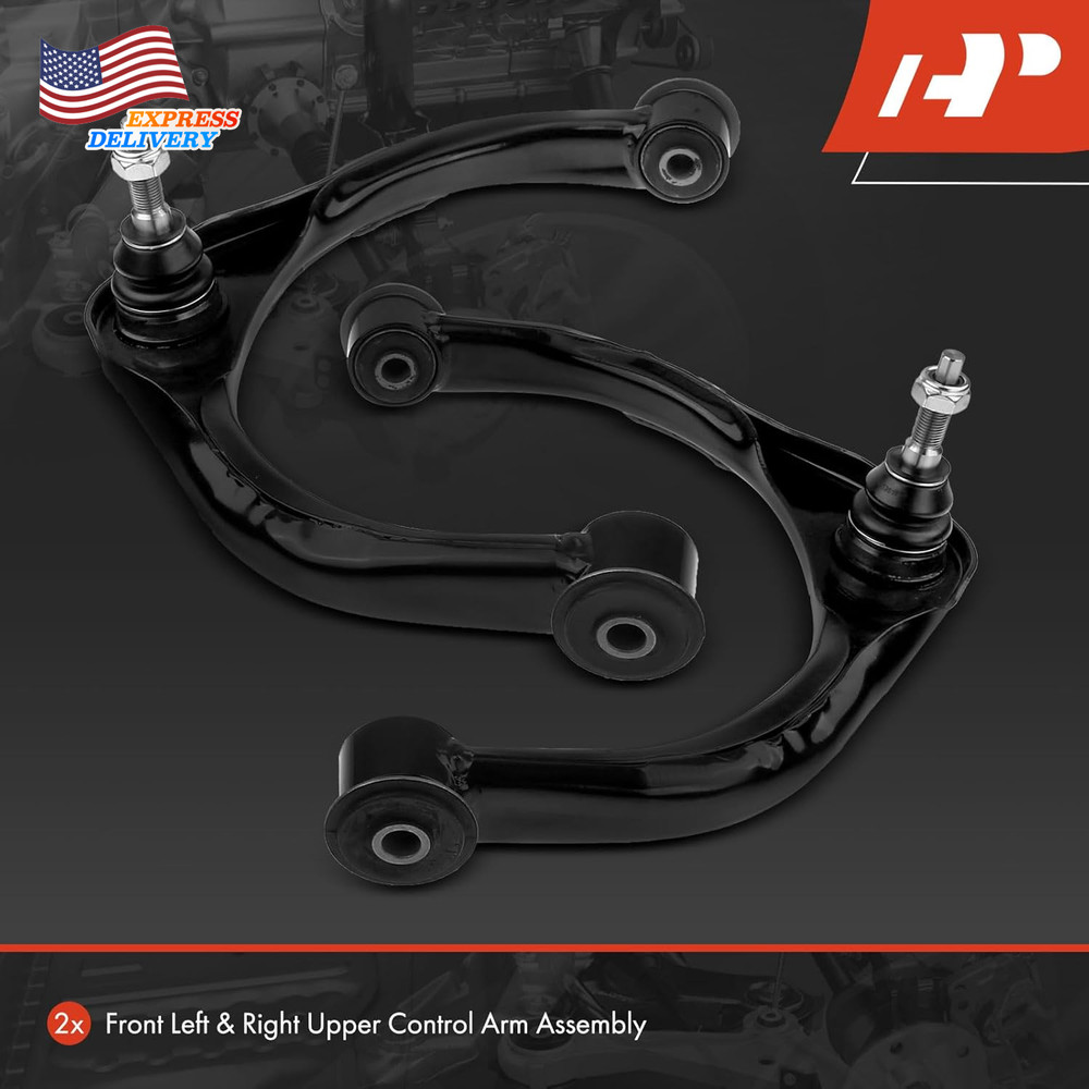 2 X Front Upper Control Arm with Ball Joint & Bushing Compatible Ram 2011-2018