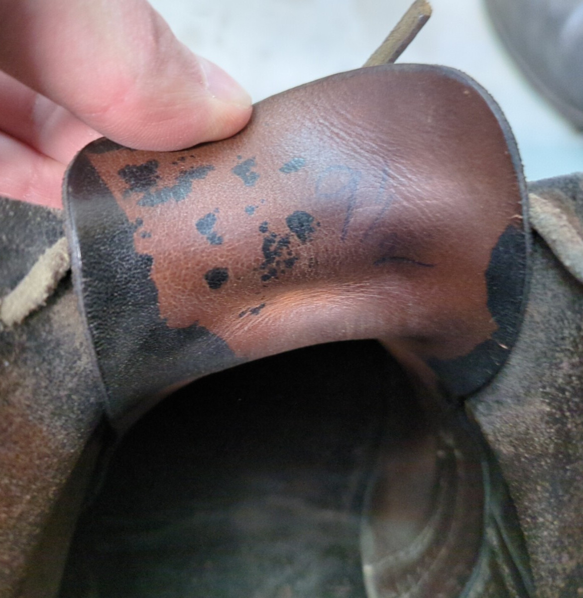 Vintage C&D Jarnagin Civil War Repro Brown Leather Brogan Shoes US Men Size 9.5