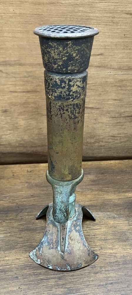 Antique Copper Bunsen Burner PRECISION SCIENTIFIC CO.