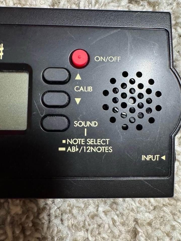 Korg CA-30 Chromatic Tuner Black LCD Display