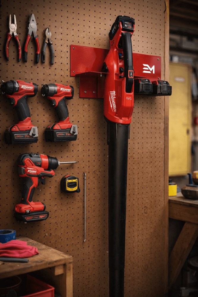 Milwaukee M18 Leaf Blower and Battery Mount