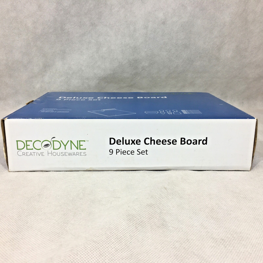 Decodyne Deluxe Cheese Board 9-Piece Set
