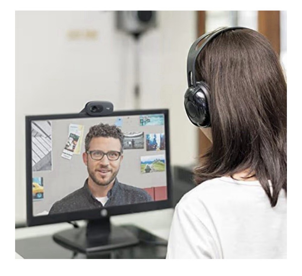 Logitech C505e 720p HD Webcam USB Mic PC Mac Grey