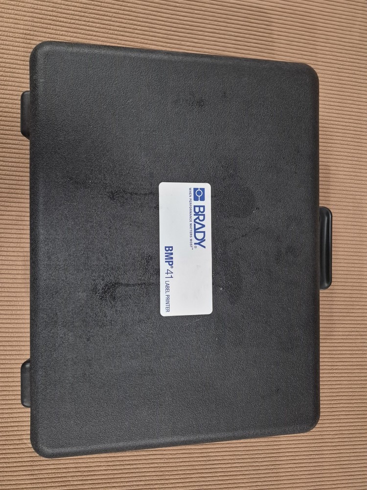 Brady BMP41 Handheld Industrial Label Printer with Hard Case. Slightly Used