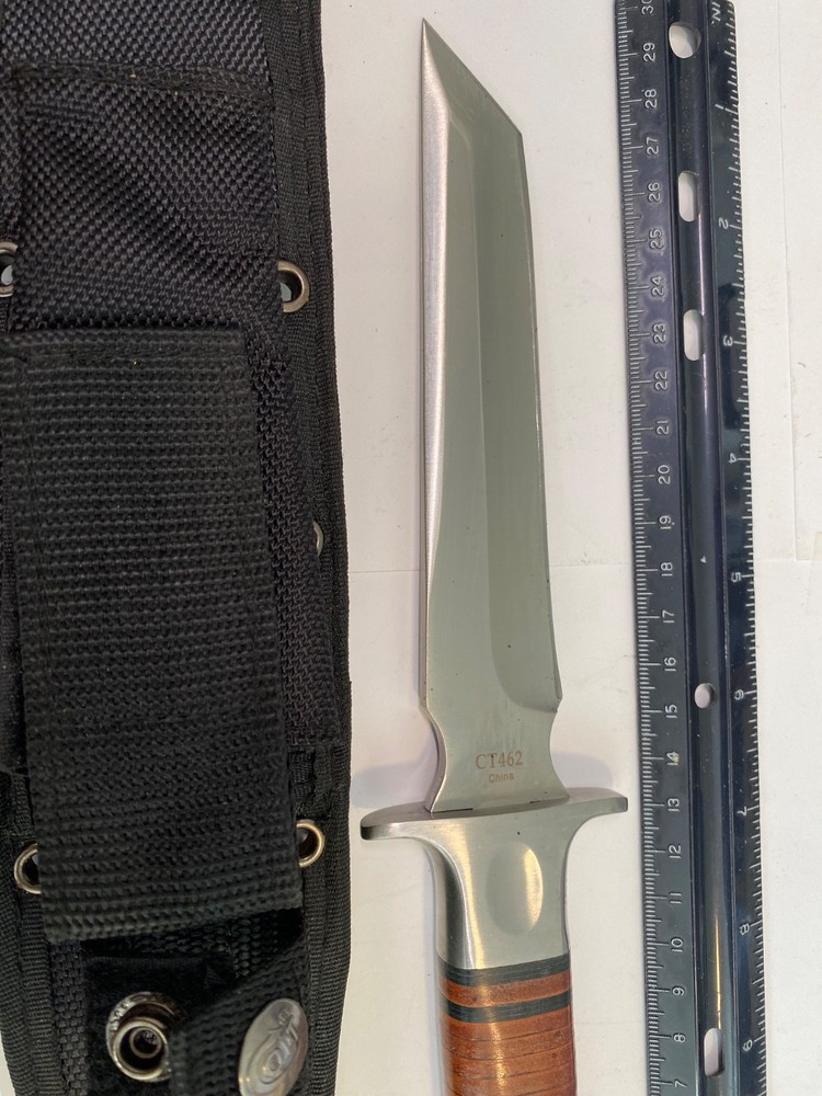 New Reverse Tanto Knife With Sheath