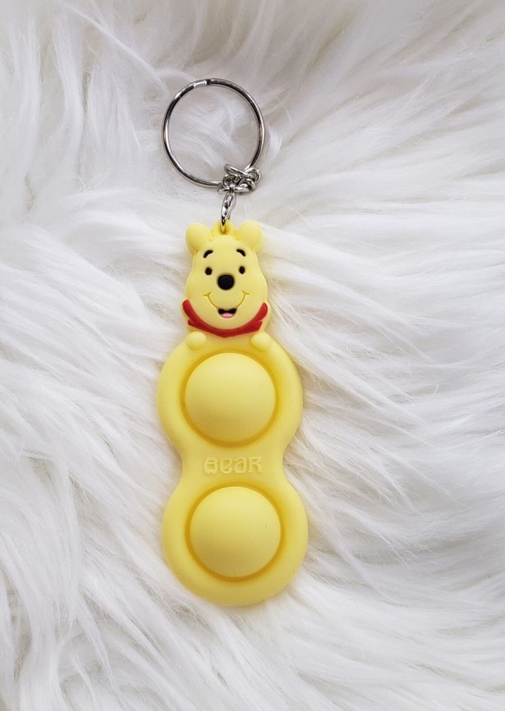Pooh Simple Dimple Fidget Keychain