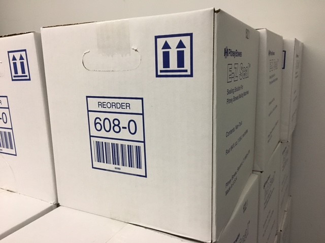 Pitney Bowes  608-0 E-Z Seal ® Solution OEM - Original - 4 Half Gallon Bottles .