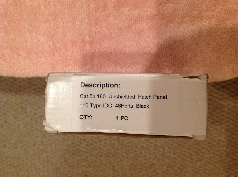 Unshielded Patch Panel 48 Ports