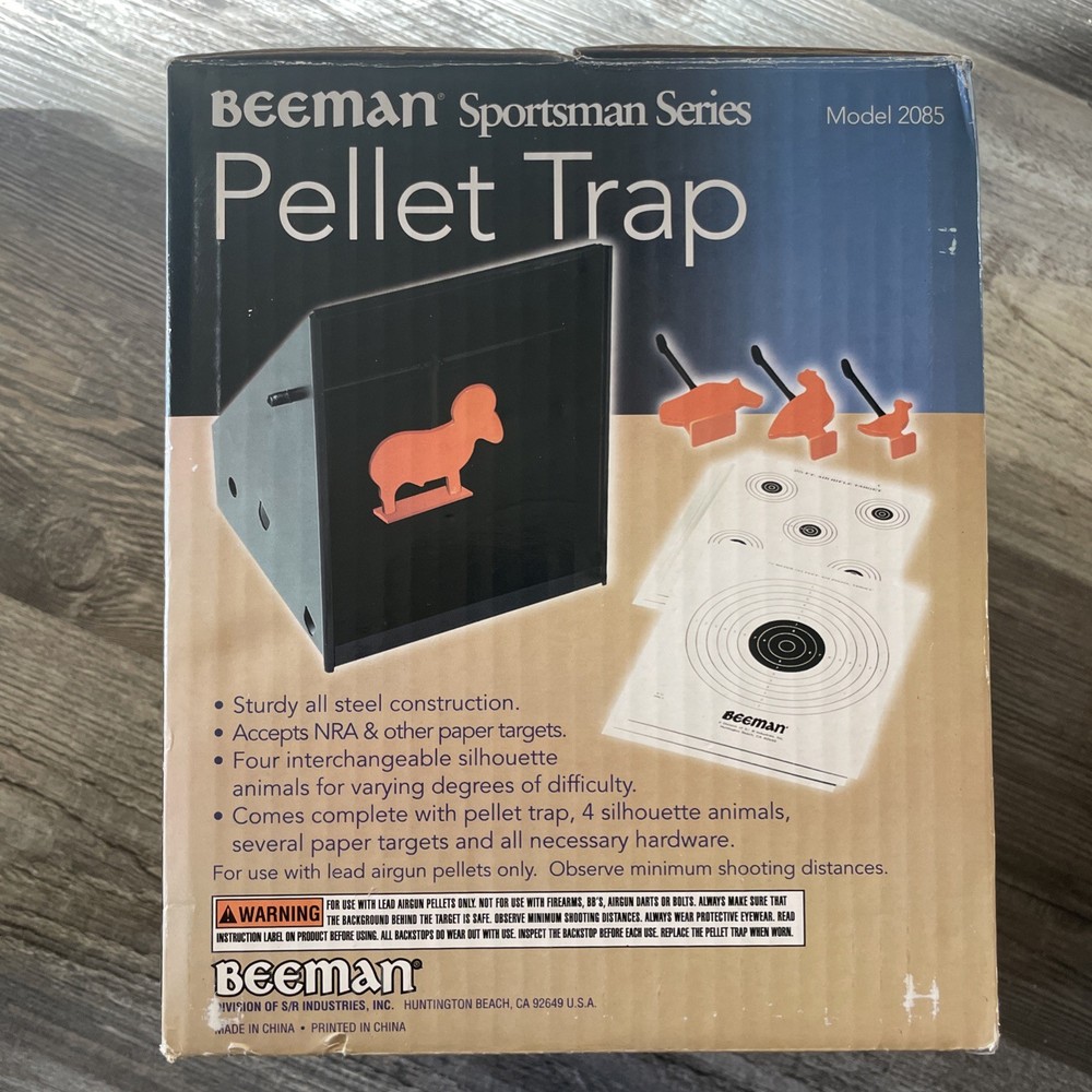New Beeman Pellet Trap With Targets Model 2085