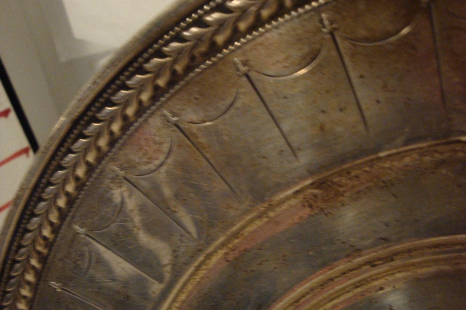 Decorative La Pierre Sterling Silver monogrammed "B"platter 282 grams 9 1/2 dia