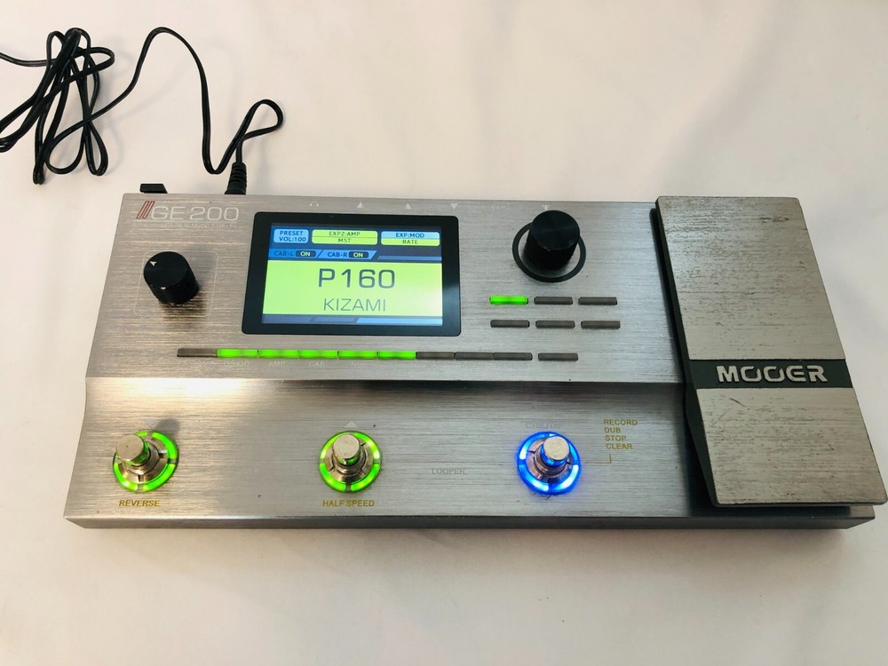 Mooer GE-200 Amp Modeling Electric Guitar Digital Multi-Effects Processor Pedal