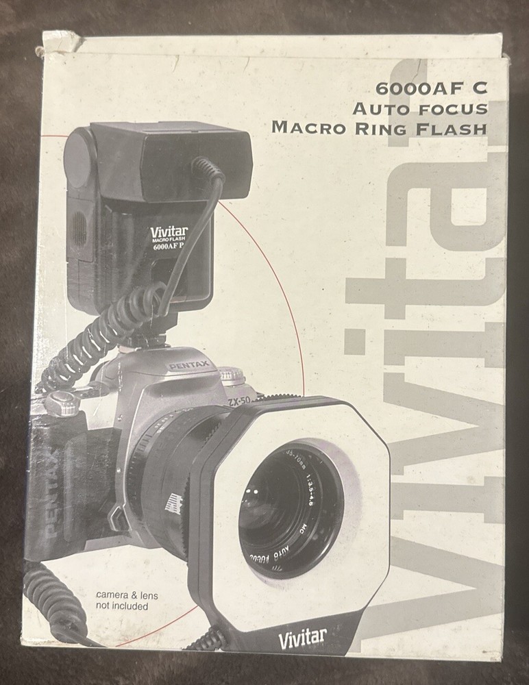 Vivitar 6000AF C Auto Focus Macro Ring Flash