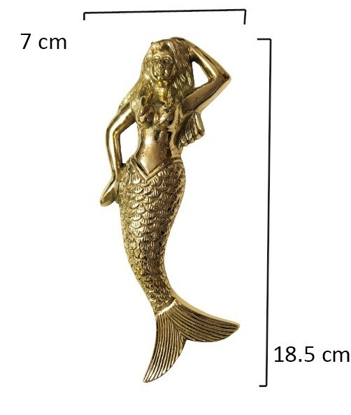 Decorative Brass Mermaid Door Knocker Solid Brass
